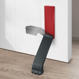 TENKOSUIYO Entrance Door Stopper, Folding, Stick with Tape, One-foot Operation, Door Fixation, Convenient Storage, Easy Installation, No Tools Required, Space Saving, Fashionable, Convenient Goods