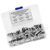 Cabeza Zócalo Tapa Tornillos,60pcs M6 Botón de acero inoxidable Botón