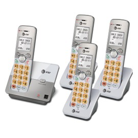 AT&T AT&T 4-Handset DECT 6.0 Cordless Home Phone with LCD Display, Lighted Keypad, Caller ID/Call Waiting, Simulated Full-Duplex Handset Speakerphone, Eco Mode, Voicemail Key, Quiet Mode, Intercom: EL51403