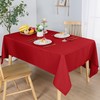 Hiasan Christmas Red Tablecloths Rectangular Waterproof 54 x 80 Inches,