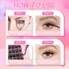 FADLASH Cluster Lashes Fluffy 10-18mm Lash Clusters Volume Lash Extension