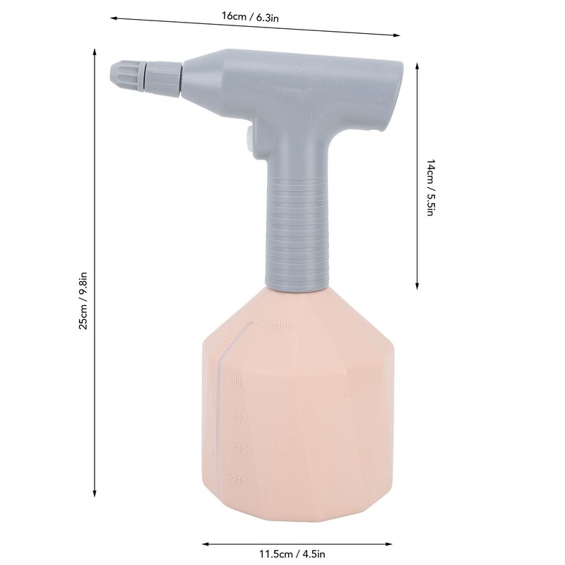 Electric Spray Bottle Garden Sprayer Handheld 360 Degrees Rotation Large