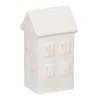 Relaxdays Ceramic Tea Light House, Light House for 1 Tea