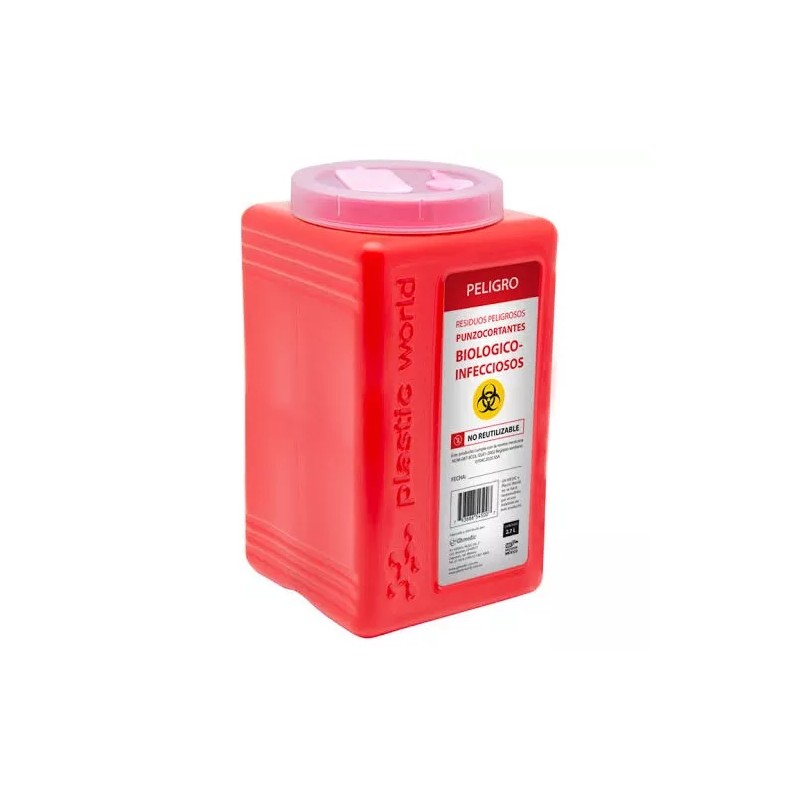GH medic 2 Pack Bote Rpbi Contenedor Recolector 2.7 Lt