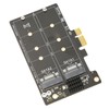 Adapter Card M.2 SATA to PCIE Dual Disk Array Card