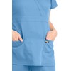 Grey's Anatomy Signature Women's Junior Fit 3 Pocket Mock Wrap