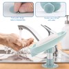 2Pack Soap Holder Leaf-Shape - Self Draining Soap Dish Holder,