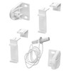 QWORK® 17 mm Roller Blind Bracket, Roller Blind Clamp-Fix, Replacement