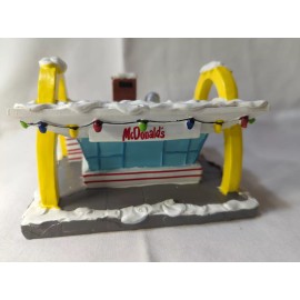 McDonald's Retro Holiday Restaurant Decoration. New in box.