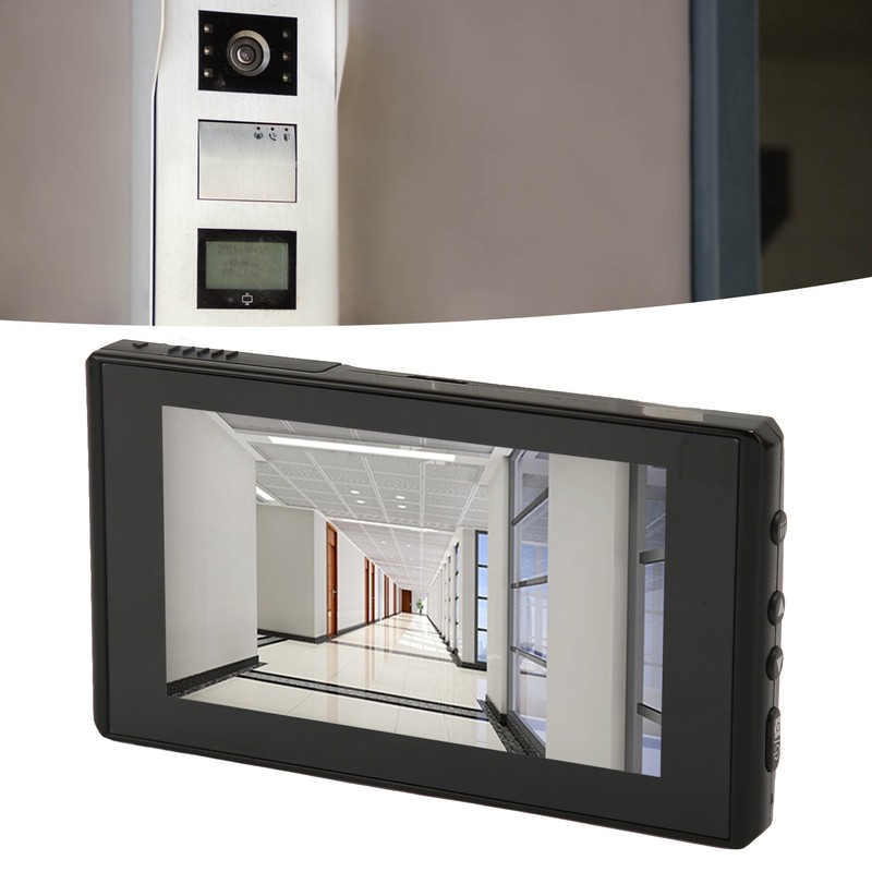 Digital Peephole Doorbell Camera 4.5 Inch Color Screen Night Vision