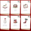 Christmas Cards with Envelope Set (12 Pieces) - A6 Folding
