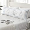 Blue Beach Coastal 20x54 Body Pillow Pillowcase Cover with Zipper