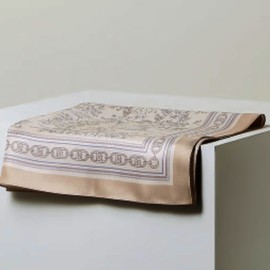 Hazzys (대구신세계)25SS베이지 프린트 실크 스카프 HISC5E321I1 (Daegu Shinsegae) 25SS Beige Print Silk Scarf HISC5E321I1