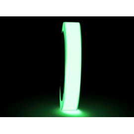T.R.U. PGD-6 Glow In The Dark Tape 30 ft. length (Luminescent Lime Green). Photoluminescent Neon Green Tape. (3/4 in. x 30 ft. (19mm wide), Green - 6 hrs.)