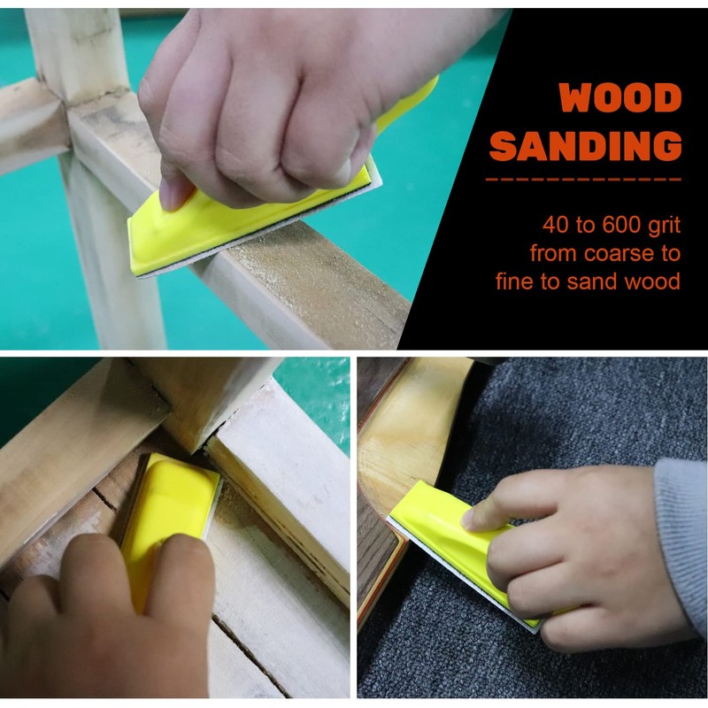 POLIWELL Micro Sanding Tools 3.5” x 1” Detail Sander for