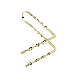 Lowrider Bike Twisted Flat 21 Sissy Bar 90/Degrees Gold.