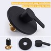 DOLGABA Single Function Shower Handle Valve Bathroom Trim Kit Rough-In