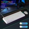 HUO JI 60% Wired Mechanical Keyboard Compact, 61 Keys Brown