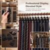 20Pcs Tie Holder Hangers Plastic Necktie Holders for Men Closet