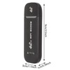 4G WiFi Router Black Up to 10 Users Stable Easy