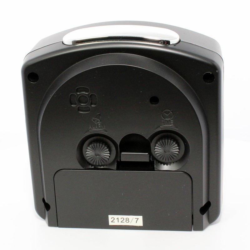 Alarm clock without ticking, quiet with light, snooze crescendo quartz,