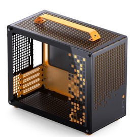 JONSBO/JONSPLUS Z20 White Micro-ATX Mini Tower Pc Case,with Detachable Carrying Handle, Mini Size, High-Performance Hardware Compatible, Support 240AIO, H160mm Cooler, White