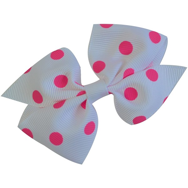 Funny Girl Designs 3.5 Inch Polka Dot Pinwheel Bow