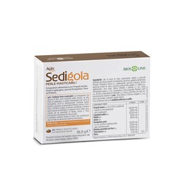 BIOS LINE Sedigola Perle Masticabili, Integratore Alimentare per il Benessere di Naso e Gola, 30 Perle Arricchite con Propoli e Oli Essenziali Balsamici