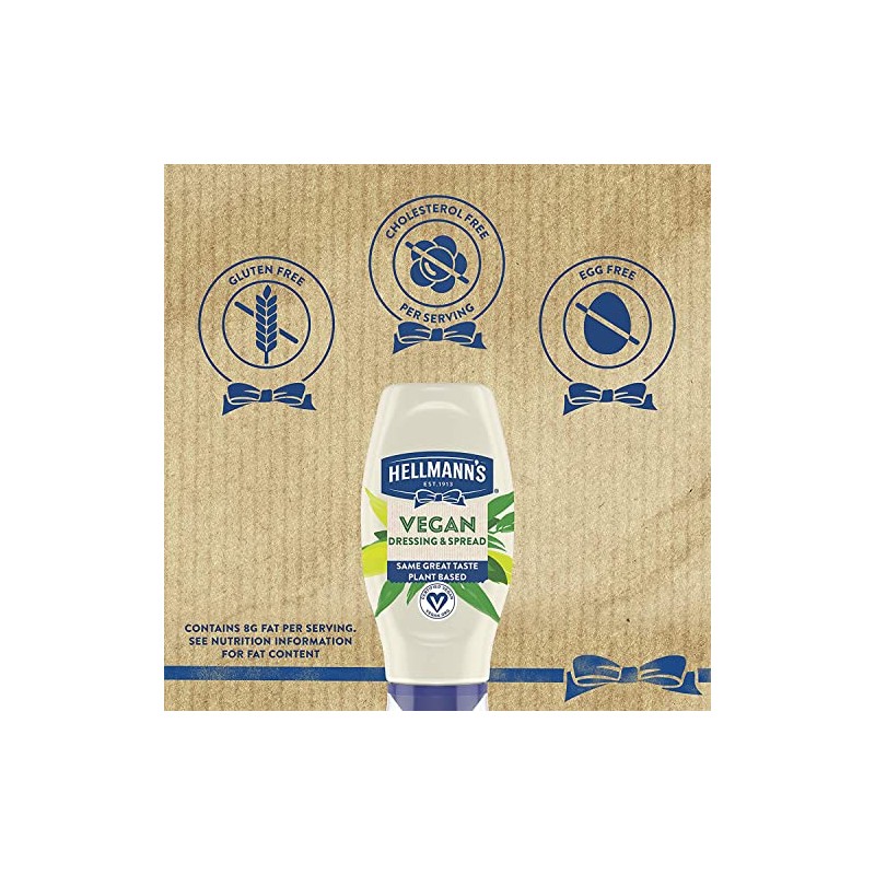 Hellmann's Vegan Squeeze 12 oz, paquete de 3