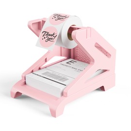 Rongta Label Holder for Rolls and Fan-Fold Labels (Light Pink)