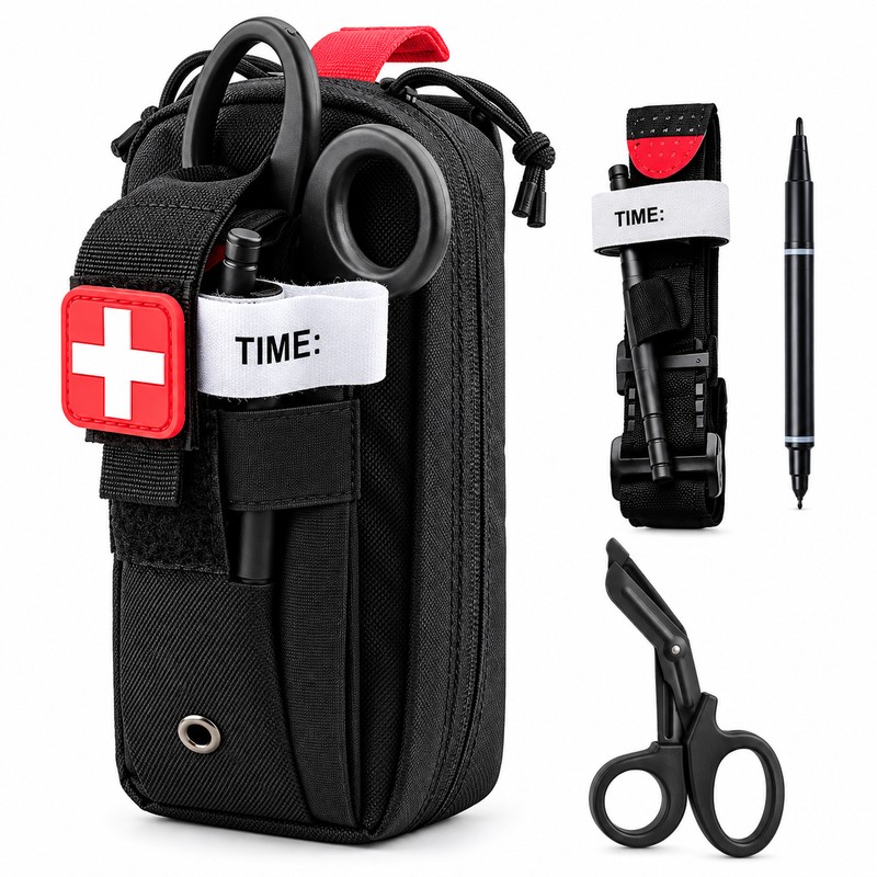 Professional First Aid Kit Pouch – Molle Medical Rescue EDC
