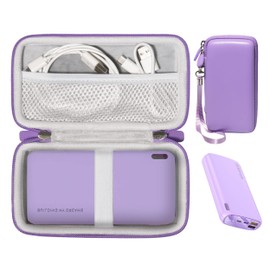 CaseSack Case for Kuulaa Portable Charger, also fits for RGVOTA, Pxwaxpy, QTshine (Purple)