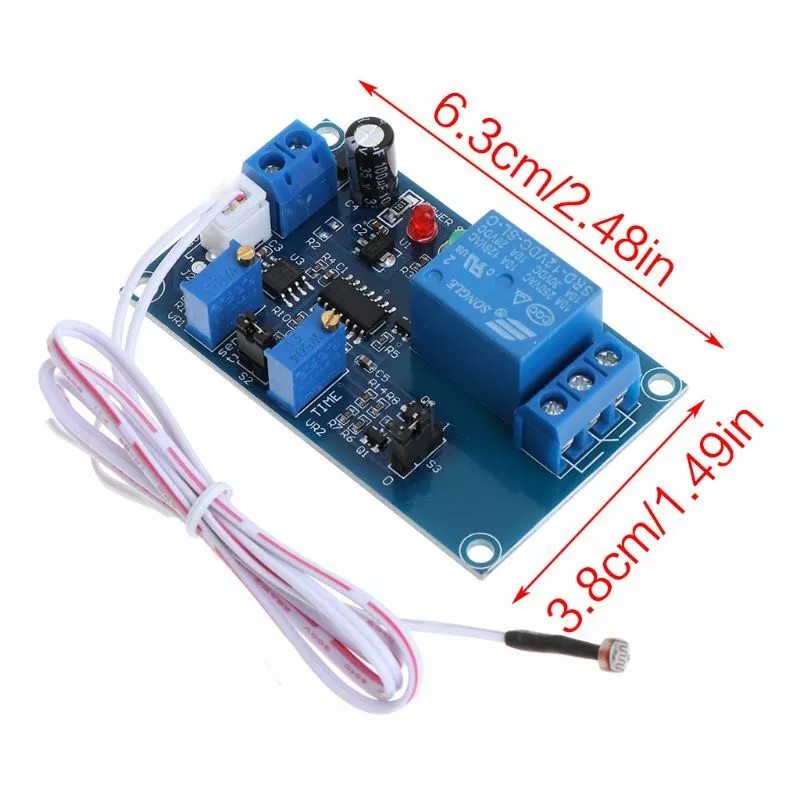 XH-M131 1PC New XH-M131 Photoresistor Module 12V Light Control Relay