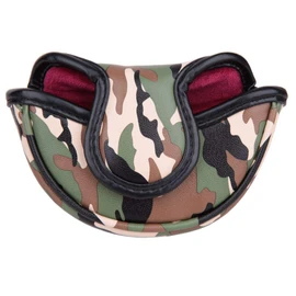 Golf Headcover, Golf Putter Cover, Compatible with Odyssey Red Small Mallet Type, Magnetic Camouflage(Camo-Green)