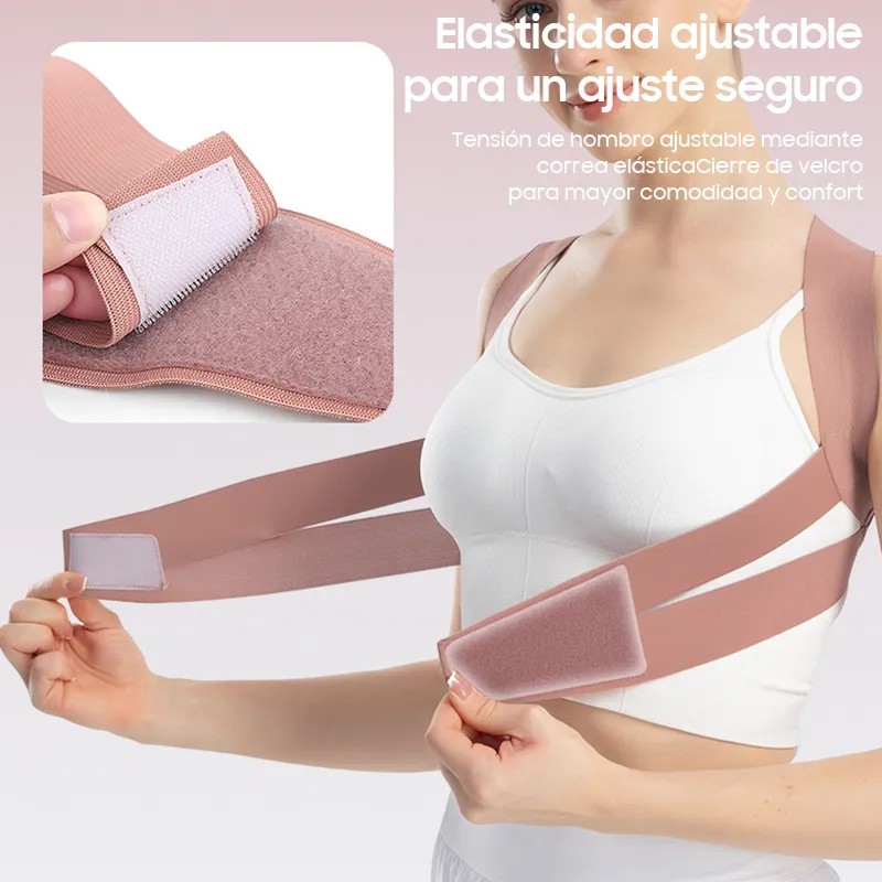 Cinturn Corrector Postura Con Velcro Para Hombres Y Muje Ml