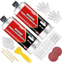 Marine Fiberglass Repair Kit - Waterproof Gel Coat for Boats & More
