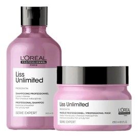 Kit Shampoo Y Mascarilla Loreal Liss Unlimited Home Care