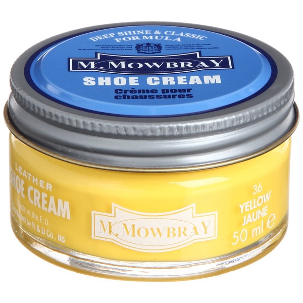 M.MOWBRAY 20241 Shoe Cream Jar - yellow -