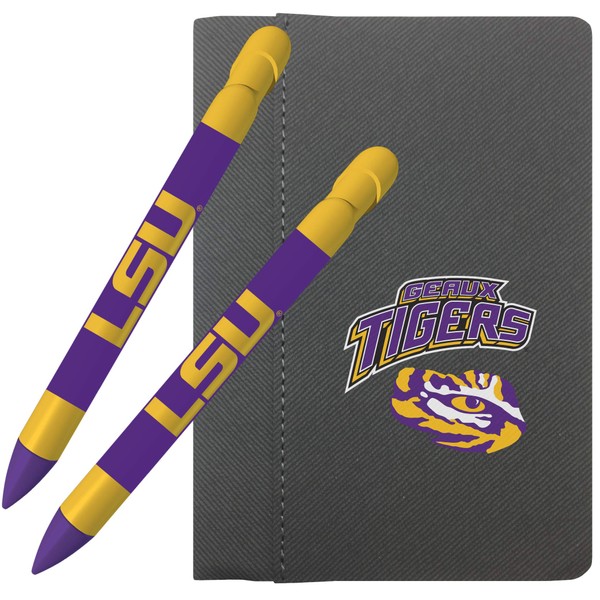 Greeting Pen 1113M2 LSU Tigers 4" x 6" Notebook/2 Pen