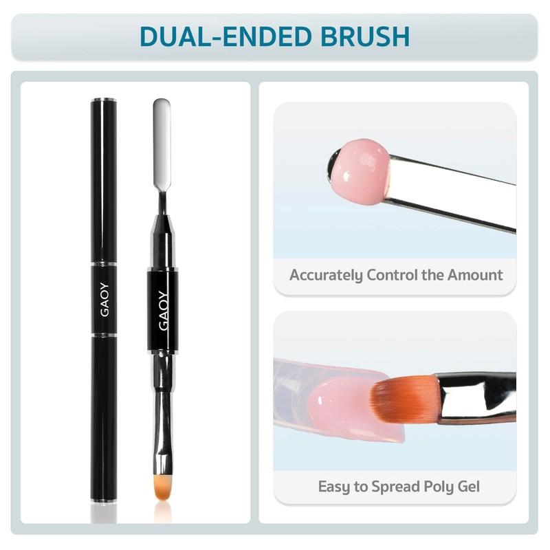 GAOY Slip Solution Kit for Poly Gel Nails, 145ml Nail