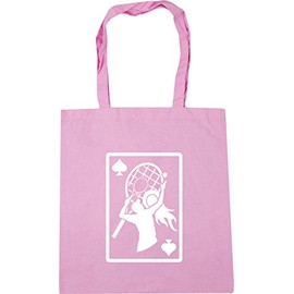 Hippowarehouse Ace Tennis Trading Card Tote Shopping Gym Beach Bag 42cm x38cm, 10 litres