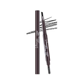 Eyebrow Pencil Dual-Ended Waterproof Retractable Slant Eye Makeup Cosmetic Tool