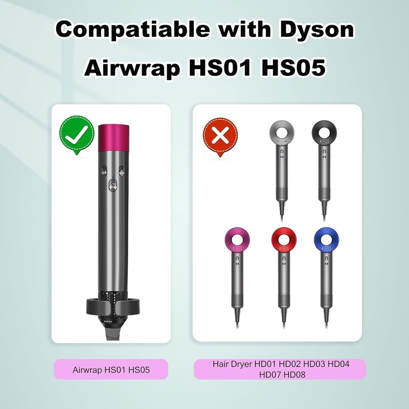 Filter for Dyson Airwrap, Compatible with HS01/HS05, Magnetic Filter Lid