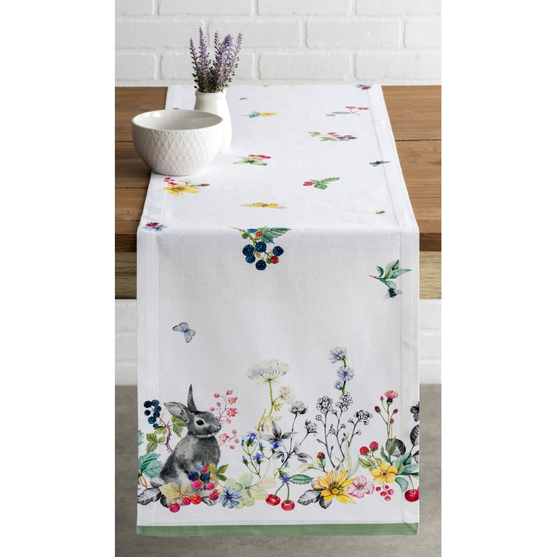 Maison d' Hermine Table Runner 100% Cotton 37cm x 230cm