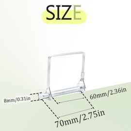 Ruidee Pack of 5 Rectangle Cotter Pins 8 x 70 mm Shaft Locking Pin Clutch Pin Carbon Steel Safety Cotter Pin Safety Bolt Top Link Bolt for Farm Trailers Farm Garden (FSX/8 x 70 mm)