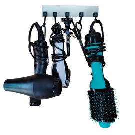 eBloom Magnetic Tool Holder for Kitchen No Drill Wall Mounted with 5 Magnetic Silicone Hooks for Shower Hook Bedroom Office Classroom