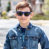 DUCO Kids' Sunglasses, Polarized UV Protection, Super Lightweight Frame, K019-blue