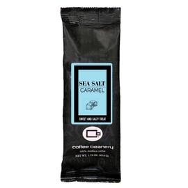 Coffee Beanery Sea Salt Caramel Flavored Coffee - 1.75oz Try-Me-Ground Coffee Sampler | Light Roast