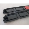 1500 Red Black For 88-99 Silverado Chevy 1500 Bowtie Moulding
