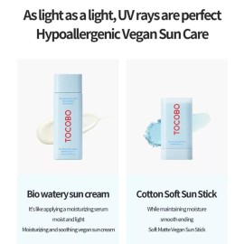 Tocobo [Tocobo] Cotton Soft Sun Stick, 19g, SPF 50+ PA++++[2 packs] [US CA Seller]